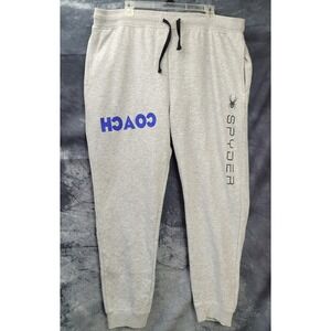 Spyder Coach Sweatpants Mens XXL Gray Joggers Athletic Training Pants Logo